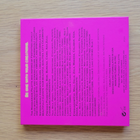 Make-up pallet (masquerade mini by juvia's) - Picture 3 of 3